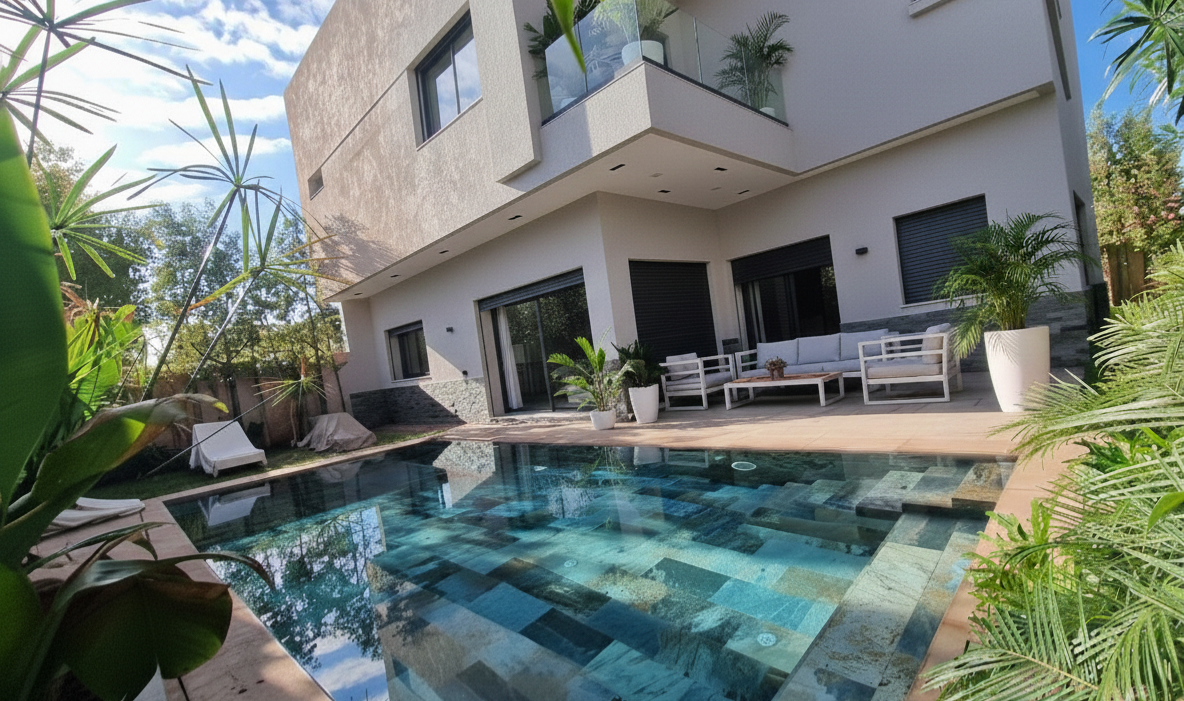 Luxueuse Villa avec piscine en LLD à Noria Golf