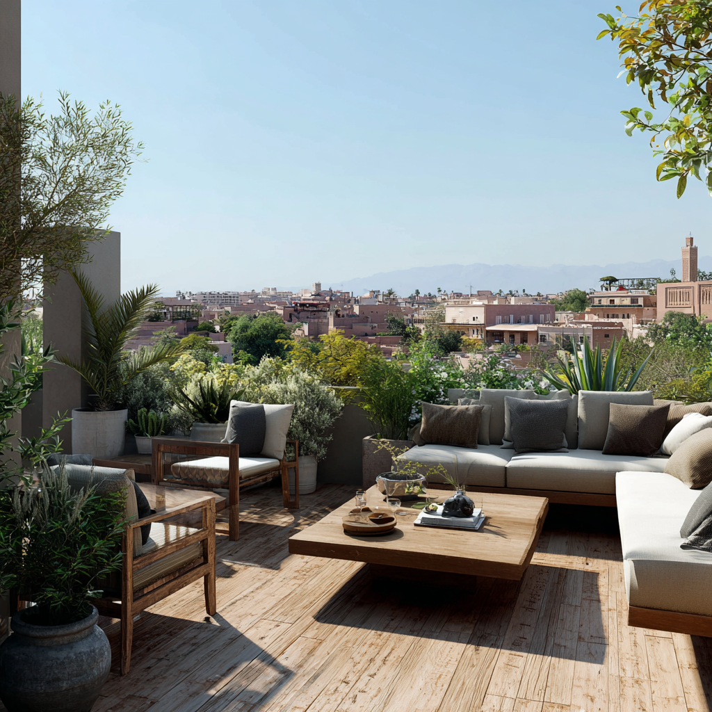 OPPORTUNITÉ FONCIÈRE MAJEURE : TERRAIN POUR PROJET IMMOBILIER PREMIUM (1 933 m²) - GUÉLIZ-EST