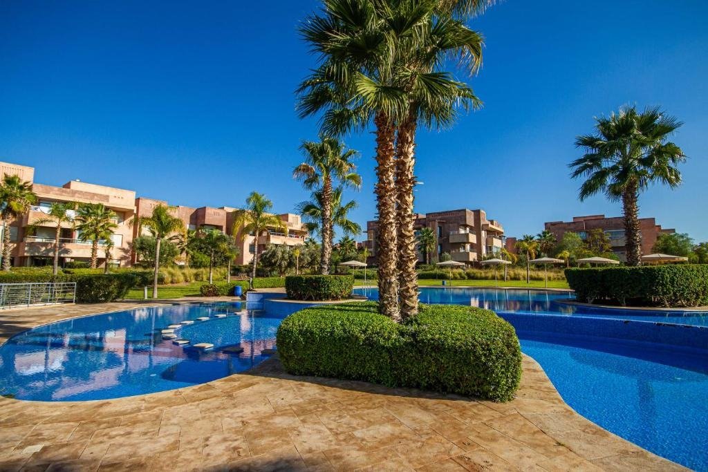 À LOUER – Bel Appartement Meublé avec Jardin Privatif à Prestigia Jade, Marrakech