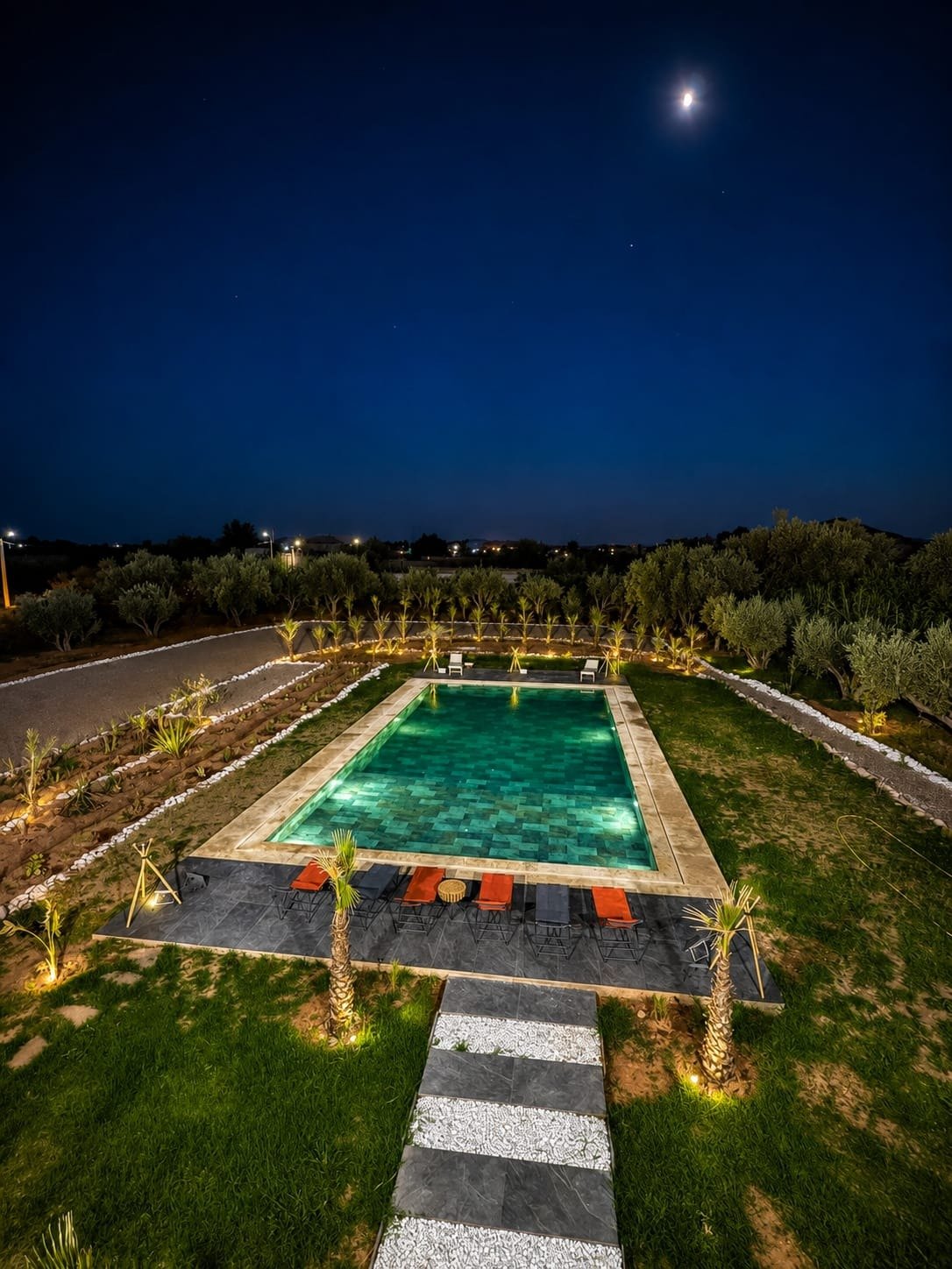 Belle Villa de compagne de plain pied style Ibiza en LLD