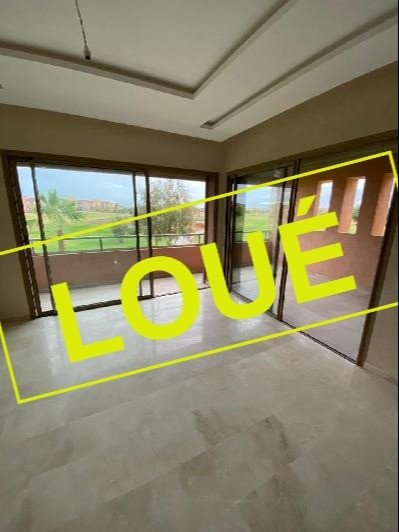 Bel Appartement de 3 chambres avec une jolie terrasse et piscine collective à Prestigia - A GATE- Marrakech