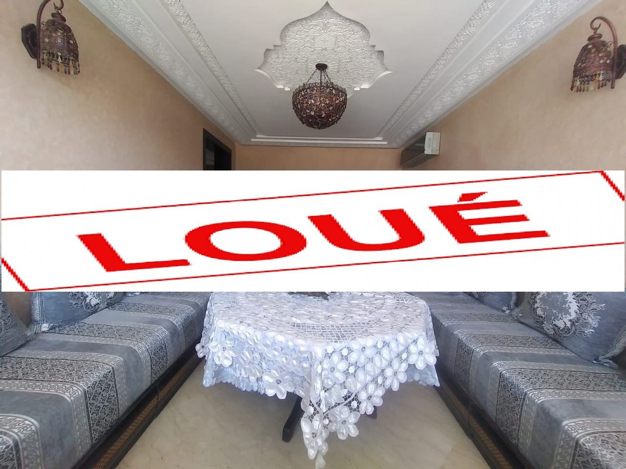 Très Bel Appartement en Location, Bien Fini et Meublé avec Décoration Moderne à Av Hassan II au Centre  ville d'Agadir