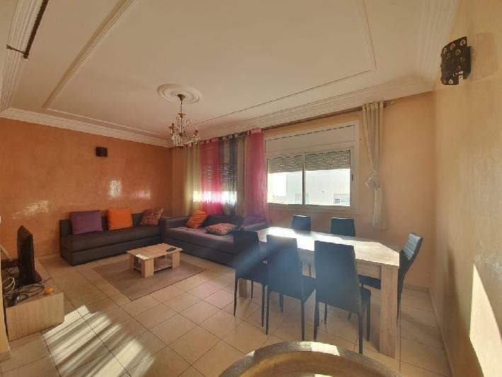 Bel appartement à louer meublé de 2 chambres situé dans une résidence sécurisée et bien entretenue aux jardins du souss à Agadir