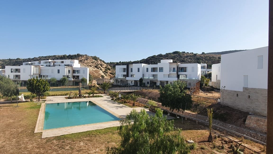 bel appartement à louer meublé à neuf, moderne de 2 chambres avec vue sur mer situé à Taghazout Bay - Agadir
