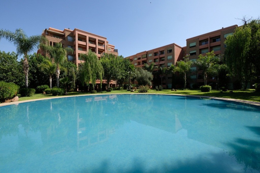 Bel Appartement Bien Meublé Situé Dans une Résidence avec Piscine à Hivernage