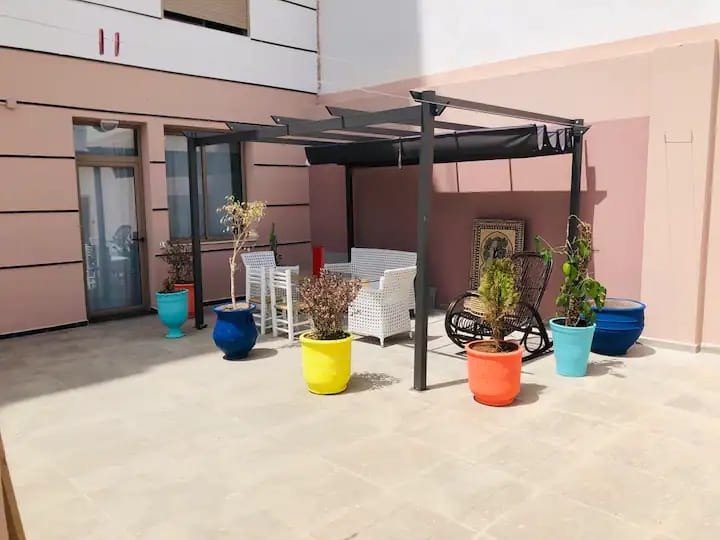 Beau duplex rooftop à louer meublé 2ch avec une jolie terrasse au centre villa d'Agadir