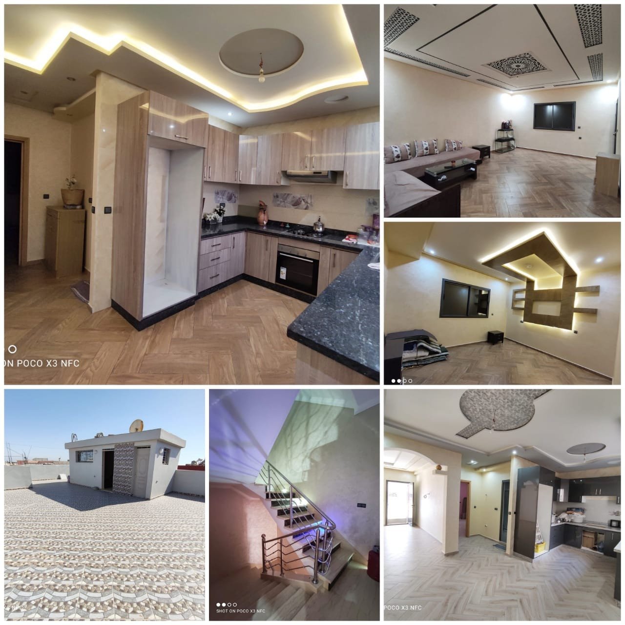 Villa R+2 à vendre en excellent état sur 3 niveaux avec terrasse située dans un quartier résidentiel à Haut Founty