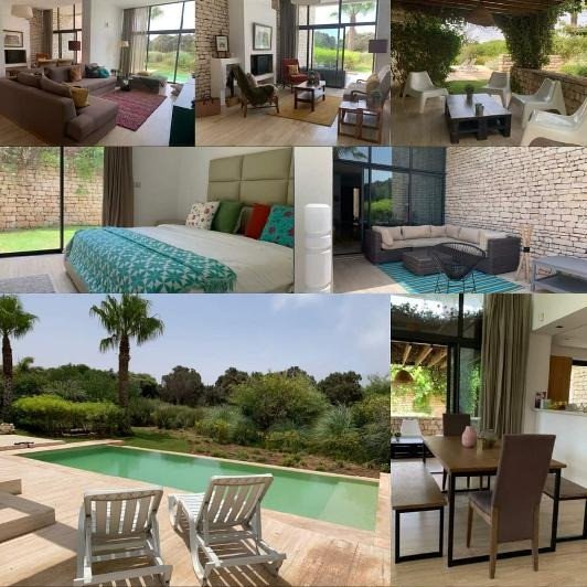 A 9km de la médina d'Essaouira une belle villa de 4 chambres avec piscine en vente à ne pas rater.